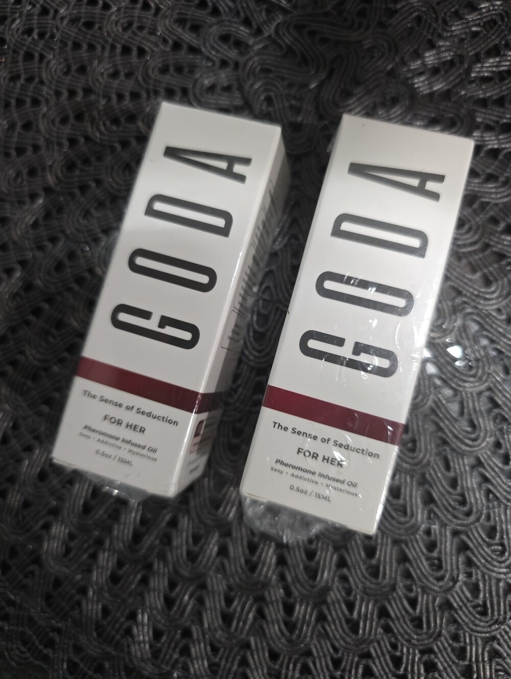 The Sense of Seduction For Her - Burgundy Accent Pheromone Oil X 2 Bottles
